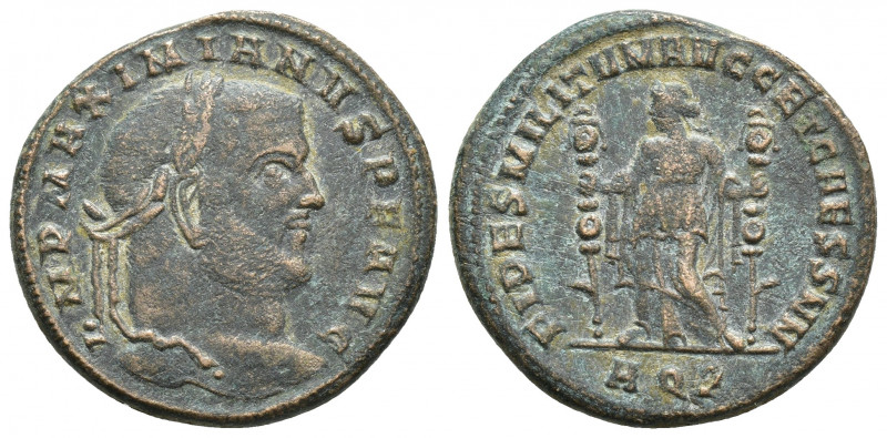 Maximianus. As Senior Augustus (1st reign), AD 305-307. Æ Follis (27mm, 9.1 g). ...