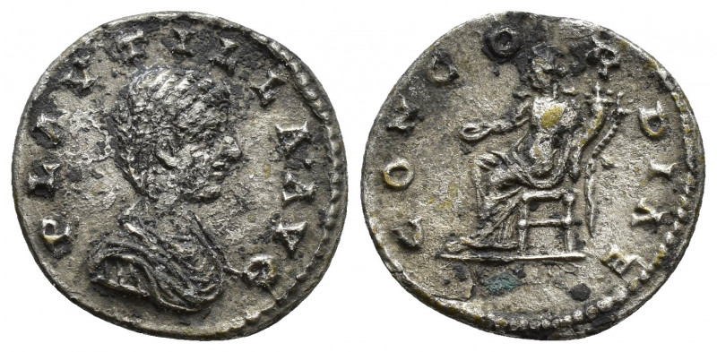 PLAUTILLA (WIFE OF CARACALLA). AR Denarius (19.4mm, 2.7 g), Laodicea ad Mare Min...