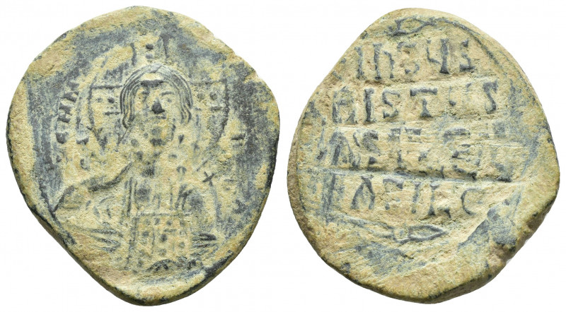 Anonymous Basil II & Constantine VIII, circa 1020-1028. Æ Follis (27.9 mm, 12.0 ...