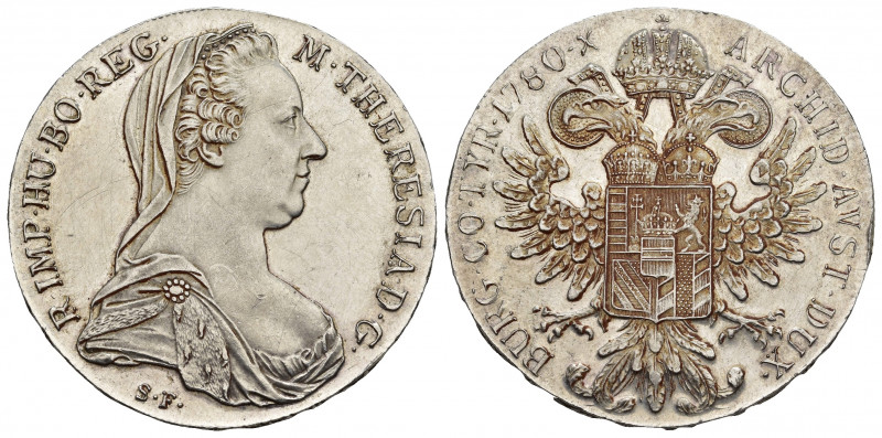 AUSTRIA. Holy Roman Empire. Maria Theresia, Empress, 1740-1780. Taler (Silver, 4...