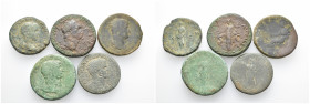 Ancient coins mixed lot 5 pieces SOLD AS SEEN NO RETURNS.