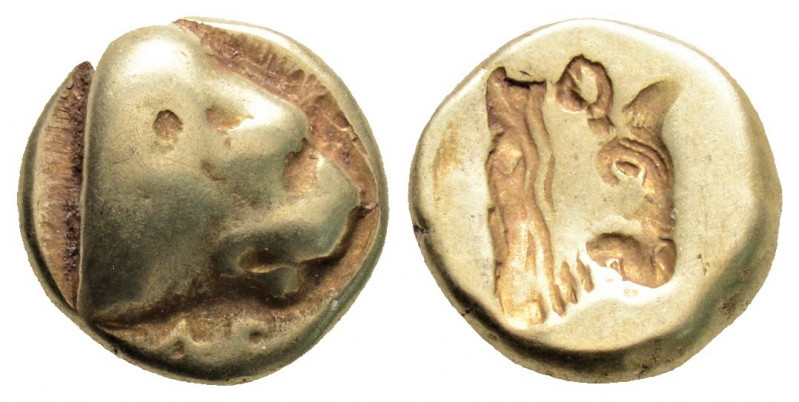 Greek
LESBOS, Mytilene (Circa 478-455 BC) 
EL Hekte (10.4mm, 2.48g)
Obv: Head of...
