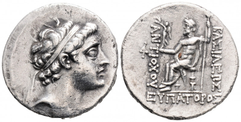 Greek
SELEUKID KINGDOM, Antiochos V Eupator (Circa 164-162 BC)
AR Tetradrachm (3...
