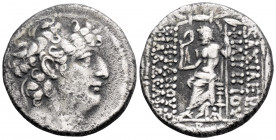 Greek
SELEUKID KINGS OF SYRIA, Philip I Philadelphos (Circa 95/4-76/5 BC)
AR Tetradrachm (26.4mm, 14.6g)
Obv: Diademed head of Philip I to right.
Rev:...