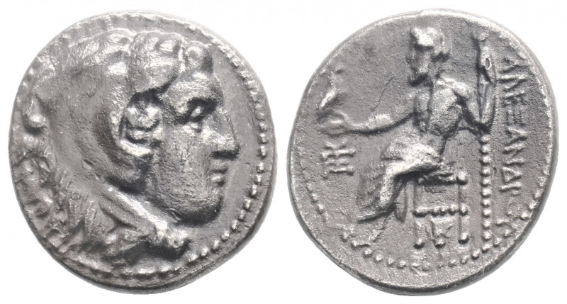 Greek
KINGS OF MACEDON, Alexander III, the Great, (Circa 336-323 BC) 
AR Drachm ...