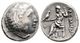Greek 
KINGS OF MACEDON. Alexander III 'the Great' (336-323 BC) Kolophon.
AR Drachm (16.9mm 4.3g)
Obv: Head of Herakles right, wearing lion skin.
Rev:...