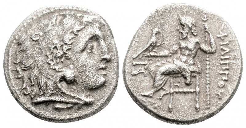 Greek 
KINGS OF MACEDON, Philip III Arrhidaios (Circa 323-317 BC)
AR Drachm (17....