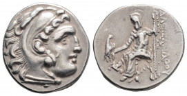 Greek
KINGS OF MACEDON, Antigonos I Monophthalmos, As Strategos of Asia (Circa 320-306/5 BC)
AR Drachm (17.7mm, 4.1g)
Obv: Head of Herakles right, wea...