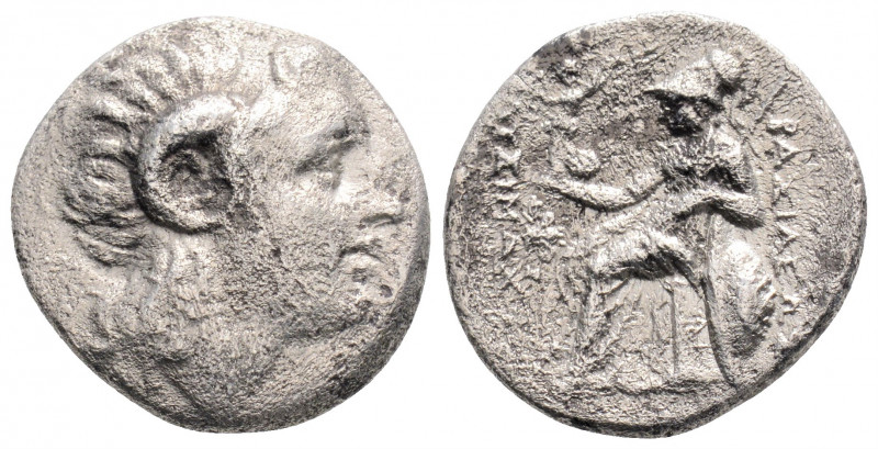 Greek
KINGS OF THRACE, Lysimachos,Ephesos (Circa 294-287 BC) 
AR Drachm (18.2mm,...