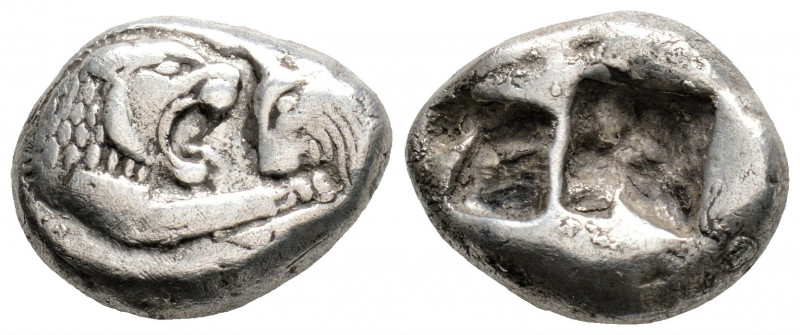 Greek
KINGS OF LYDIA, Kroisos, Sardes (Circa 560-546 BC)
AR Siglos (16.5mm, 5.1g...