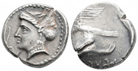 Greek
PAPHLAGONIA, Sinope, (Circa 360-330 BC)
AR Drachm (19.6mmm, 5.7g)
Obv: Head of Nymph l., with hair in sakkos; aphlaston before. 
Rev: Sea eagle ...