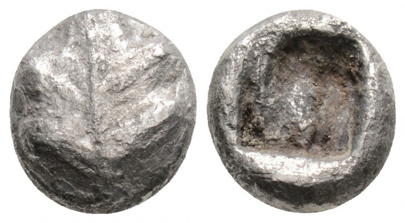 Greek
CARIA. Kameiros. (Circa 500-460 BC).
AR Trihemiobol (10mm 1.2g)
Obv: Fig l...