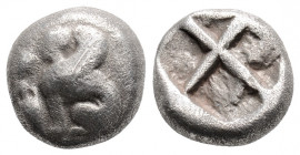 Greek
ISLANDS OFF IONIA, Chios. (Circa 435-425 BC) 
AR Hemidrachm (10.8 mm, 2.4 g)
Obv: Sphinx seated to left on ground line; to left, bunch of grapes...