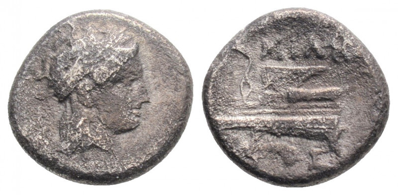 Greek
BITHYNIA, Kios (Circa 350-300 BC) 
AR Hemidrachm (11mm, 1.14g)
Obv: Laurea...