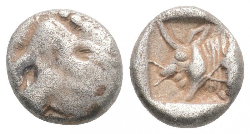 Greek
DYNASTS OF LYCIA. Uncertain Dynast (Circa 520-480 BC). 
AR Obol (9mm 1g)
O...