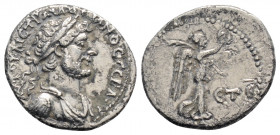 Roman Provincial
CAPPADOCİA, Caesarea-Eusebia, Hadrian (117-138 AD)
AR Hemidrachm (15.1mm, 1.7g)
Obv: Laureate, draped, and cuirassed bust right.
Rev:...
