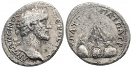 Roman Provincial
CAPPADOCIA, Caesarea, Antoninus Pius (138-161 AD)
AR Didrachm (22.6mm, 6.4g)
Obv: ΑΝΤΩΝƐΙΝΟϹ ϹƐΒΑϹΤΟϹ, laureate head right .
Rev: ΥΠΑ...