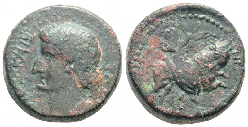 Roman Provincial
MACEDON, Amphipolis, Tiberius (14-37 AD)
AE Bronze (20.8mm, 9.8...