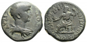 Roman Provincial
PHRYGIA. Sebaste. Nero (54-68 AD). Ioulios Dionysios, magistrate.
AE Bronze (19mm 5.2g)
Obv: ΣEBAΣTOΣ. Bareheaded and draped bust rig...