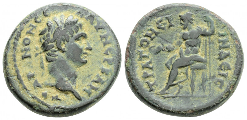 Roman Provincial
LYDIA, Stratoniceia-Hadrianopolis, Trajan (98-117 AD) 
AE Bronz...