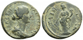 Roman Provincial
CARIA. Tabai. Faustina II Junior (161-180 AD). wife of Marcus Aurelius, 161-180 AD.
AE Bronze (25mm 8g) 
Obv: Draped bust right.
Rev:...
