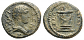 Roman Provincial
PISIDIA. Antioch. Pseudo-autonomous. Time of Marcus Aurelius (161-180 AD). 
AE Bronze (15mm 2.3g)
Obv: ANTIOCH. Bareheaded and draped...