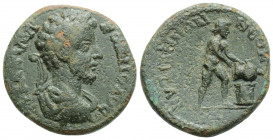 Roman Provincial
MYSIA. Kyzikos. Commodus, (177-192 AD)
AE Diassarion (23mm 5.5g)
Obv: AY KAI M AYP KOMMOΔOC Laureate and draped bust of Commodus to r...