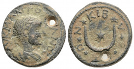 Roman Provincial
PHRYGIA . Kibyra. Gordian III ( 238-244 AD).
AE Bronze (20mm 4.6g)
Obv: ΑΥ Κ Μ ΑΝ ΓΟΡΔΙΑΝΟϹ. Laureate, draped and cuirassed bust of G...