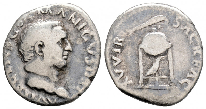 Roman Imperial 
Vitellius (69 AD) Rome
AR Denarius (19.5mm, 3.1g)
Obv: A VITELLI...