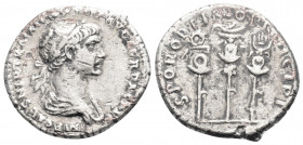 Roman Imperial
Trajan (98-117 AD) Rome
AR Denarius (19mm 3.2g)
Obv: IMP TRAIANO AVG GER DAC P M TR P COS VI P P, laureate draped bust right 
Rev: SPQR...
