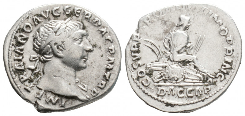 Roman Imperial
Trajan (98-117 AD). Rome
AR Denarius (19mm 3.4g)
Obv: IMP TRAIANO...