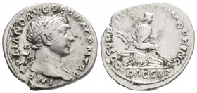 Roman Imperial
Trajan (98-117 AD). Rome
AR Denarius (19mm 3.4g)
Obv: IMP TRAIANO AVG GER DAC P M TR P. Laureate bust right, with slight drapery.
Rev: ...