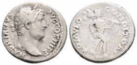 Roman Imperial
Hadrian (117-138 AD) Rome
AR Denarius (18.2mm, 3.3g)
Obv: HADRIANVS AVG COS III P P, laureate head right.
Rev: ROMVLO CONDITORI, Romulu...