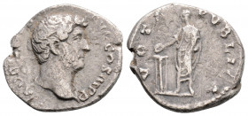 Roman Imperial
Hadrian (117-138 AD) Rome
AR Denarius (18.1mm, 3g)
Obv: HADRIANVS AVG COS III PP. Laureate head of Hadrian, right.
Rev: VOTA PVBLICA.Ha...