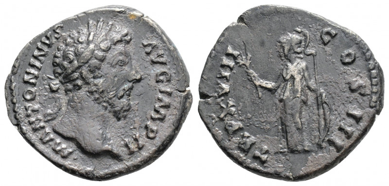 Roman Imperial
Marcus Aurelius (161-180 AD) Rome
AR denarius (19.1mm, 2.9g)
Obv:...