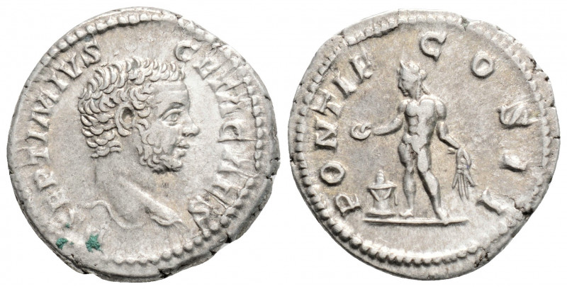 Roman Imperial
Geta as Caesar (198-209 AD) Rome
AR Denarius (19mm 3g)
Obv: P SEP...