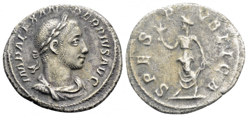 Roman Imperial
Severus Alexander (222-235 AD) Rome
AR Denarius (19.6mm, 2.6g)
Ob...