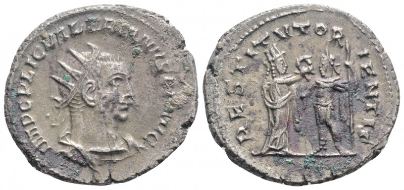 Roman Imperial
Valerian I (253-260 AD) Samosata
Bl Antoninianus (23.4mm, 4.1g)
O...