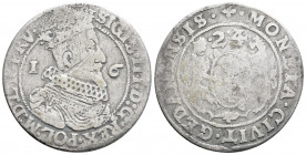 Medieval
POLAND. Sigismund III Vasa (1587-1632). Ort (1624). Gdansk (Danzig).
(29mm 6.2g)
Obv: SIGIS III D G REX POL M D L R PR / 1 - 6.Crowned and ar...