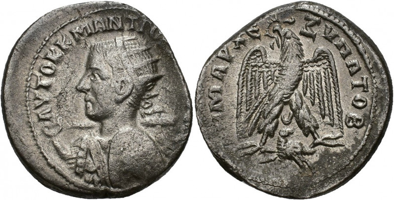 IMPERIO ROMANO. GORDIANO III. Tetradracma. Antioquía del Orontes. A/ Busto radia...