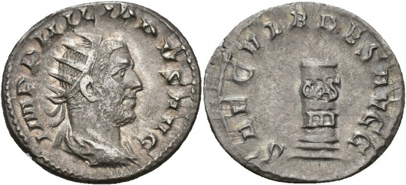 IMPERIO ROMANO. FILIPO I. Antoniniano. Roma (244-249). A/ Busto radiado y drapea...