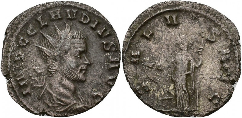 IMPERIO ROMANO. CLAUDIO II. Antoniniano. Roma (268-270). A/ Busto radiado, drape...