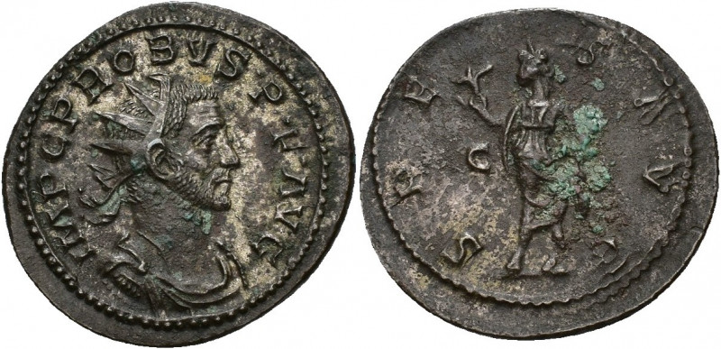 IMPERIO ROMANO. PROBO. Antoniniano. Lugdunum (276-282). A/ Busto radiado y acora...