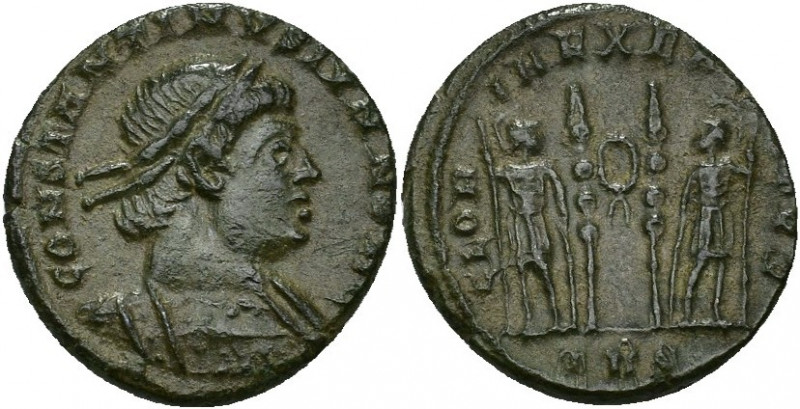 IMPERIO ROMANO. CONSTANTINO II (bajo Constantino I). Treveris (333-334). A/ Bust...