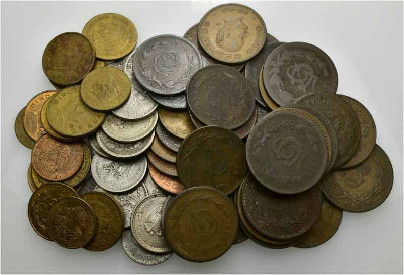 MONEDAS EXTRANJERAS. MÉXICO. Colección 2 centavos: 1904-1941 (KM-419-420), 8 pie...