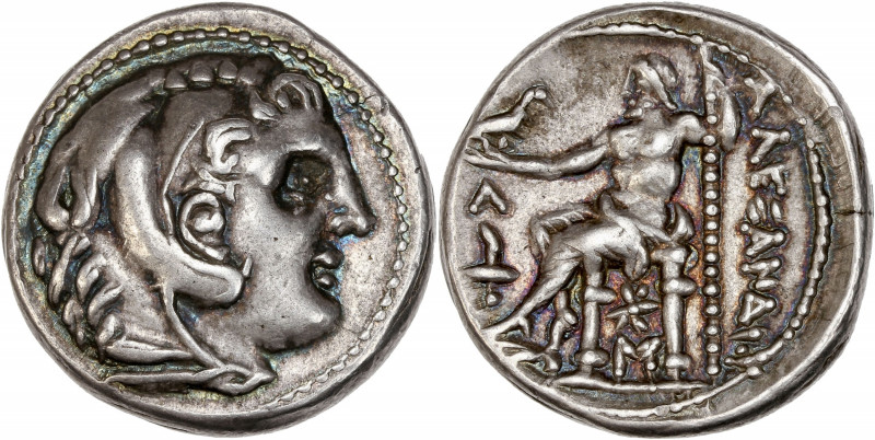 Macédoine - Amphipolis - Alexandre III (332–323 av J.-C) - Ar - Tétradrachme.
A/...