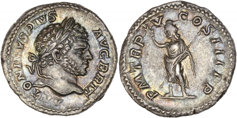Caracalla (193 - 211 apr. J.-C.) - Ar - Denier - Rome. 
A/ ANTONINVS PIVS AVG BR...