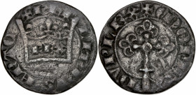 Philippe VI (1328-1350) - Billion - Piéfort du double tournois.
A/ PHILIPPVS FRANC,
Couronne fleurdelisée.
R/ MONETA DVPLEX,
Croix latine tréflée.
22m...