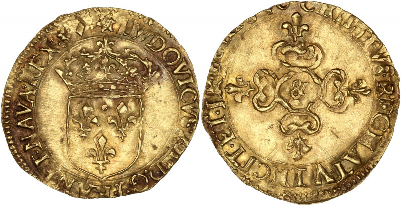 Louis XIII (1610-1643) - Or - Écu d'or au soleil 1640 & - 1er type - Aix-en-Prov...