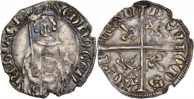 Duché d'Aquitaine - Poitiers - Édouard IV (1461-1470 apr.J.-C.) - Argent - Hardi...